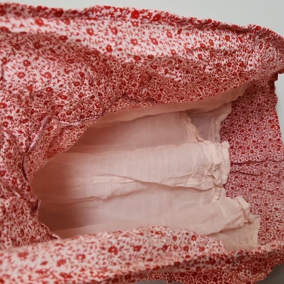 Womans Floral Ruffle Tank Top - Picture 6 of 7